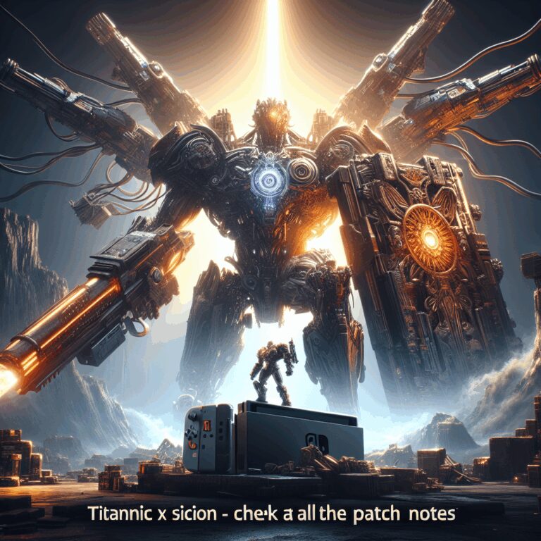 Daemon X Machina: Titanic Scion recebe nova atualização no Switch 2 – confira todas as notas do patch