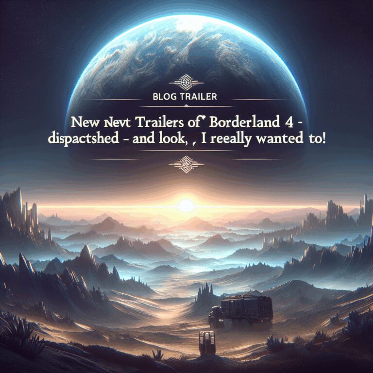 Novo trailer de Borderlands 4 manda você largar a Terra — e, olha, eu queria mesmo!