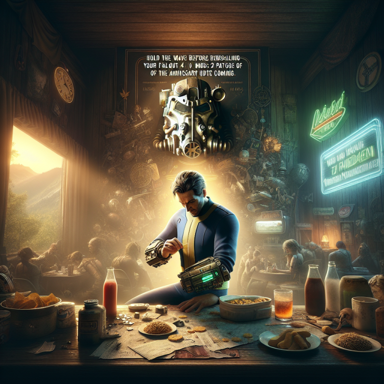 Segura a onda antes de reinstalar seus mods de Fallout 4: Bethesda tem dois patches da Anniversary Update a caminho
